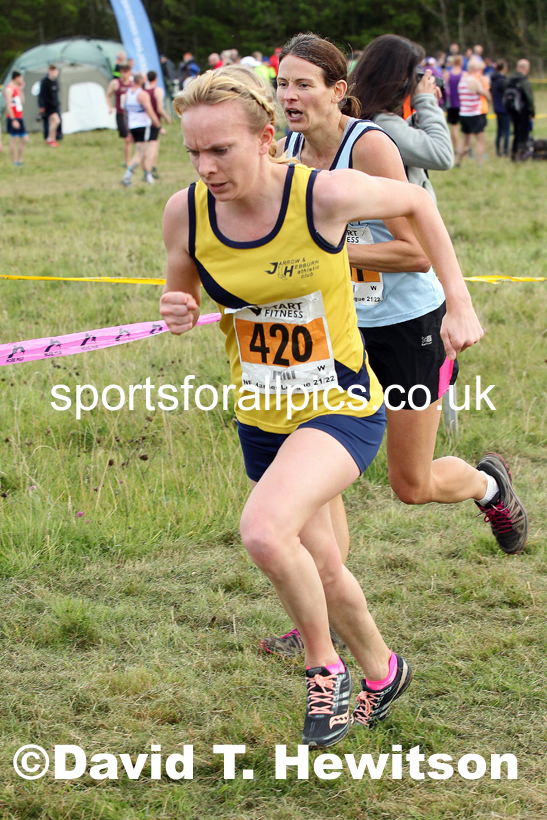 Senior womens 2021 North Eastern Harrier League, Druridge Bay. Photo: David T. Hewitson/Sports for All Pics
